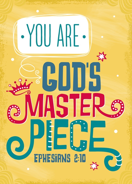 XL-Postkarte Big Blessing - God's masterpiece