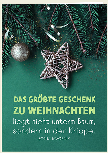 Faltkarte - Das größte Geschenk zu Weihnachten