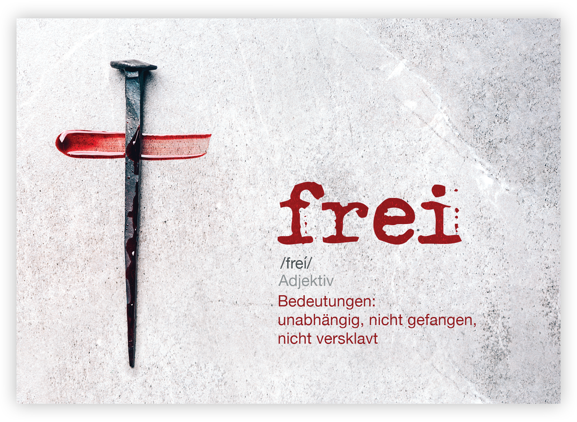 Postkarte - Freiheit