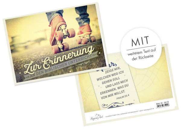 Faltkarte - Bibl. Unterricht - Lass mich erkennen