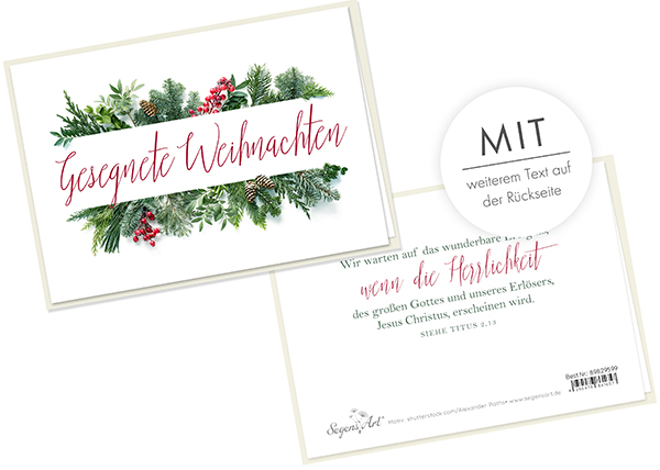 Faltkarte - Wunderbares Ereignis