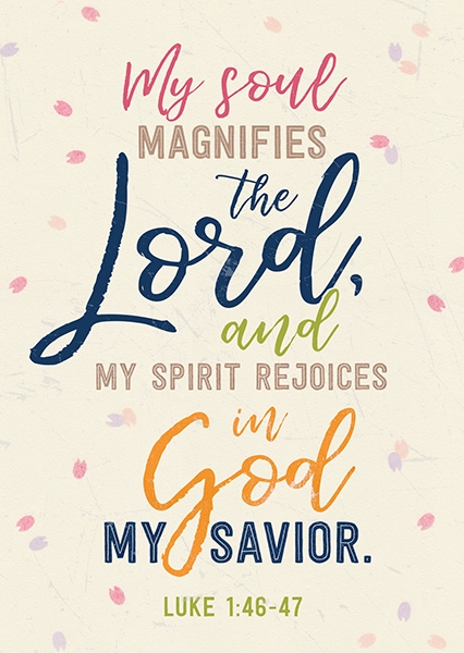 Postkarte - My soul magnifies