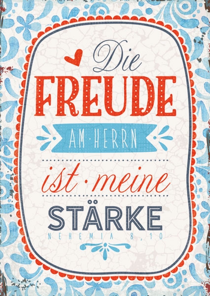 Postkarte - Die Freude am Herrn