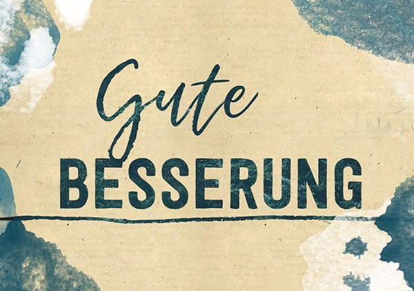 Mini - Gute Besserung (blau)