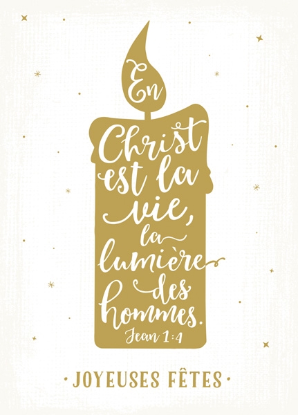 XL-Postkarte Big Blessing - La lumière des hommes