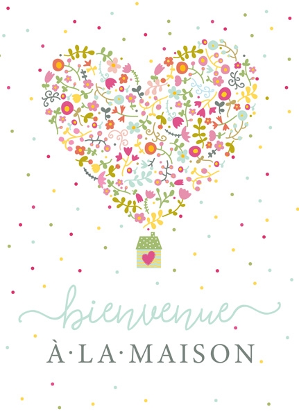 XL-Postkarte Big Blessing - Bienvenue