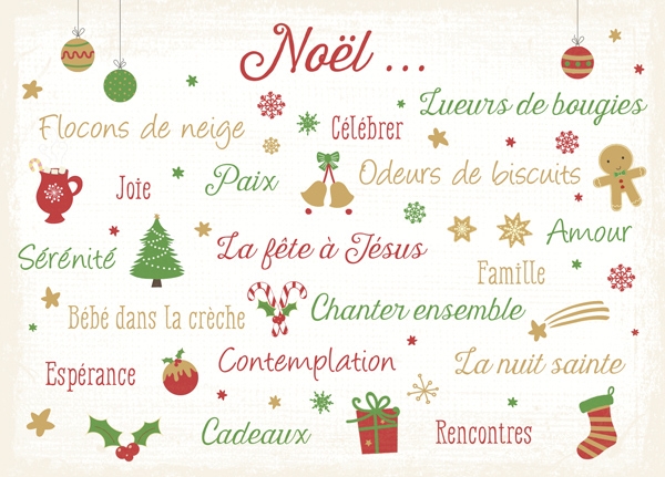 XL-Postkarte Big Blessing - Noël ...