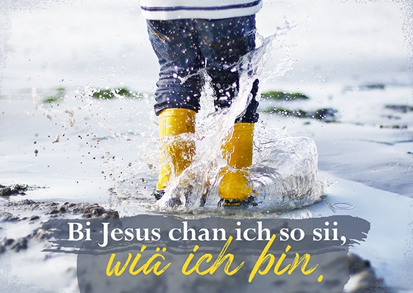 Postkarte - Sii, wiä ich bin (Schweizerdeutsch)