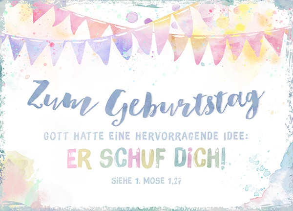 XL-Postkarte Big Blessing - Zum Geburtstag - Idee