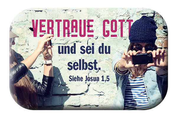 Magnet Mag Blessing - Vertraue Gott (Foto)