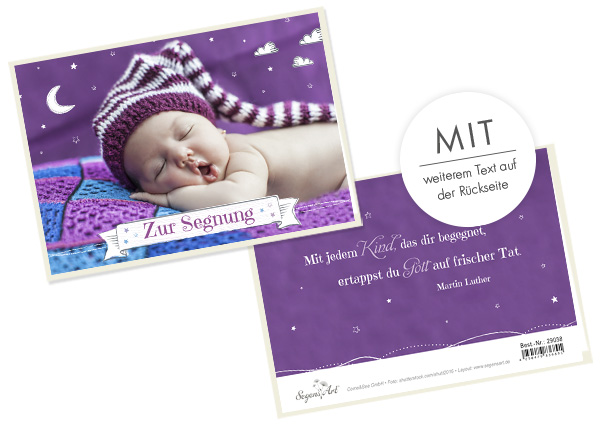 Faltkarte - zur Segnung