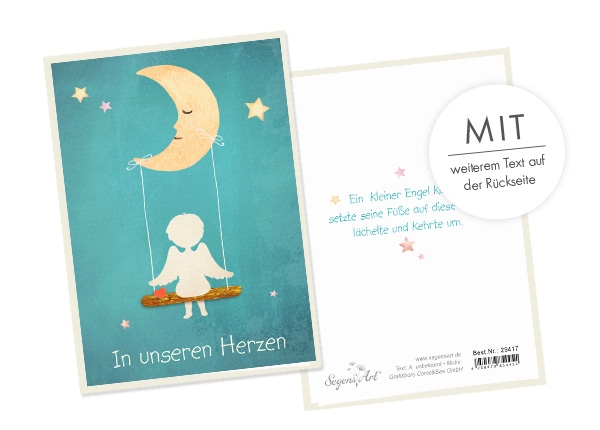 Faltkarte - In unseren Herzen