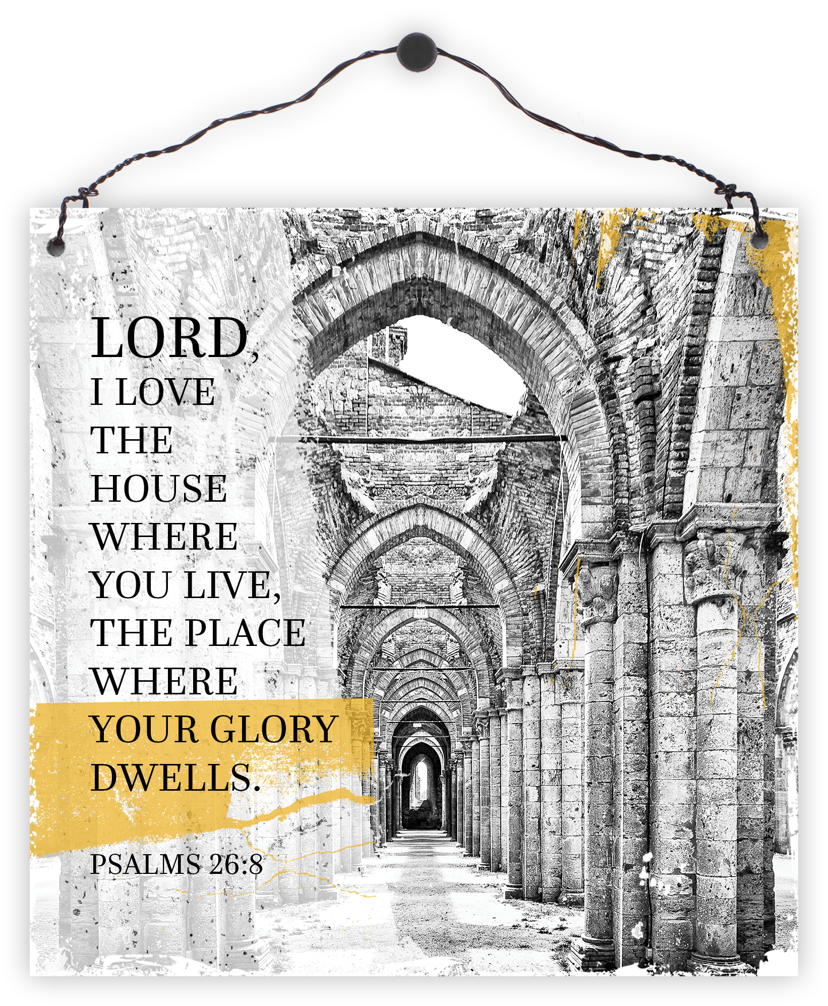 Holzschild klein - Your glory