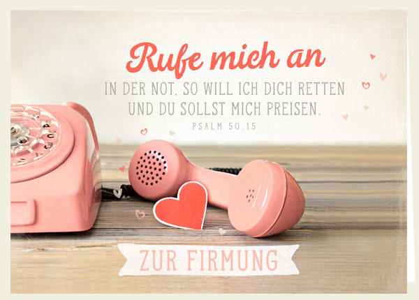 Faltkarte - Zur Firmung - In der Not