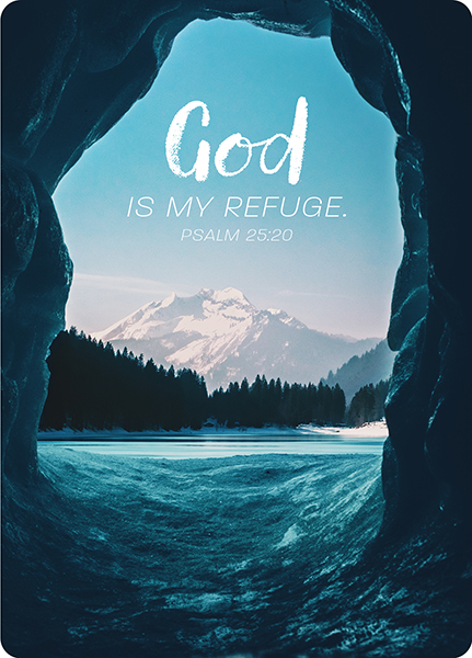 XL-Postkarte Big Blessing - God is my refuge
