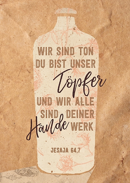 Postkarte - Wir sind Ton