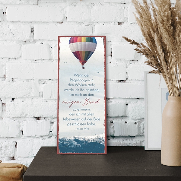 Metallschild lang - Ewiger Bund