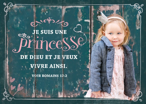Postkarte - Princesse