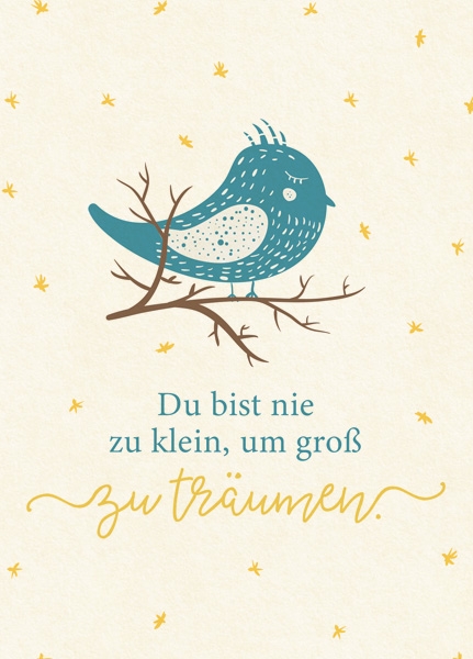 XL-Postkarte Big Blessing - Groß träumen