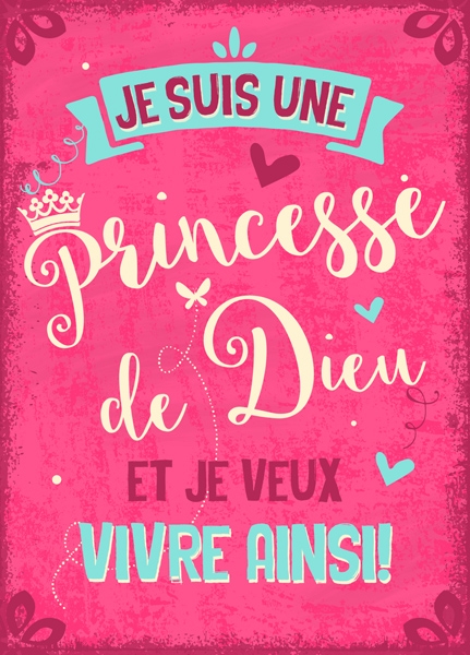 XL-Postkarte Big Blessing - Princesse de Dieu