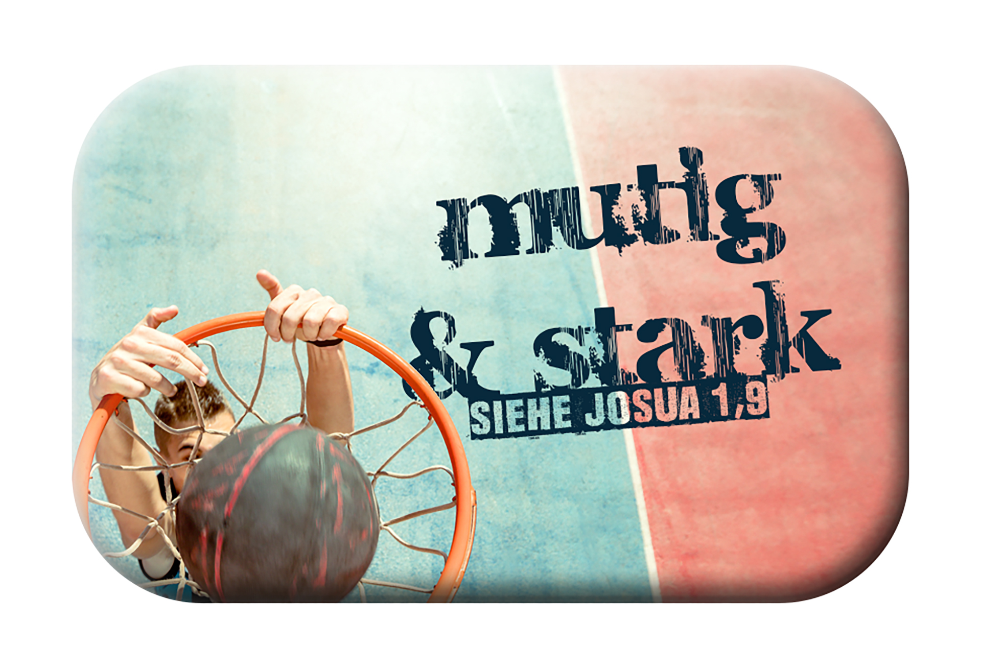 Magnet Mag Blessing - mutig & stark (Basketball)