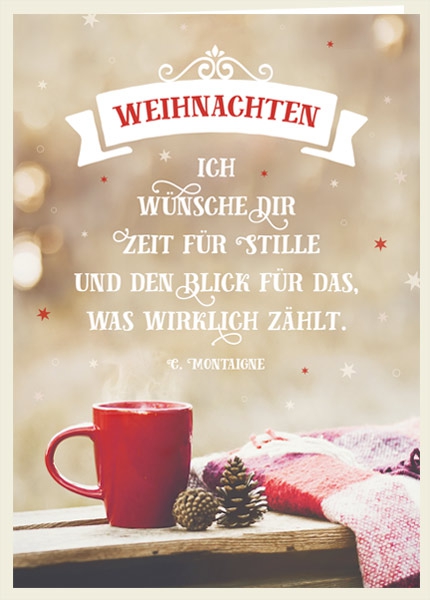 Faltkarte - Zeit für Stille