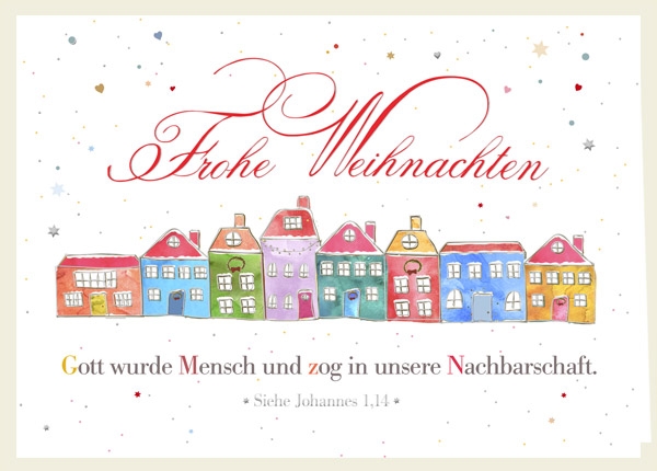 Faltkarte - Unsere Nachbarschaft