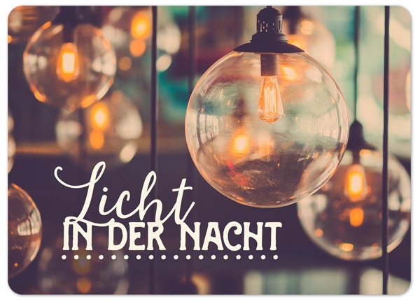 XL-Postkarte Big Blessing - In der Nacht