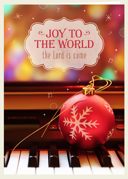 Faltkarte - Joy to the world