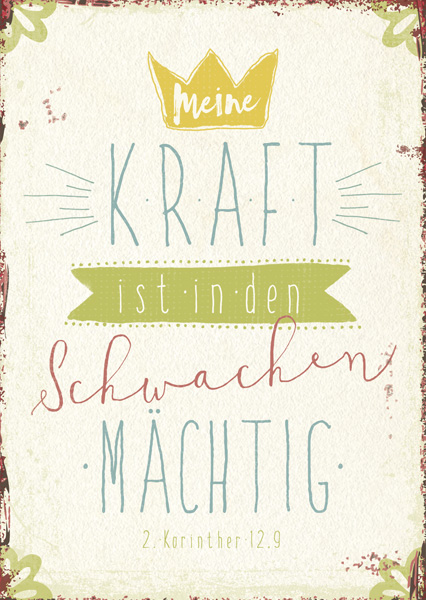 Postkarte - Meine Kraft