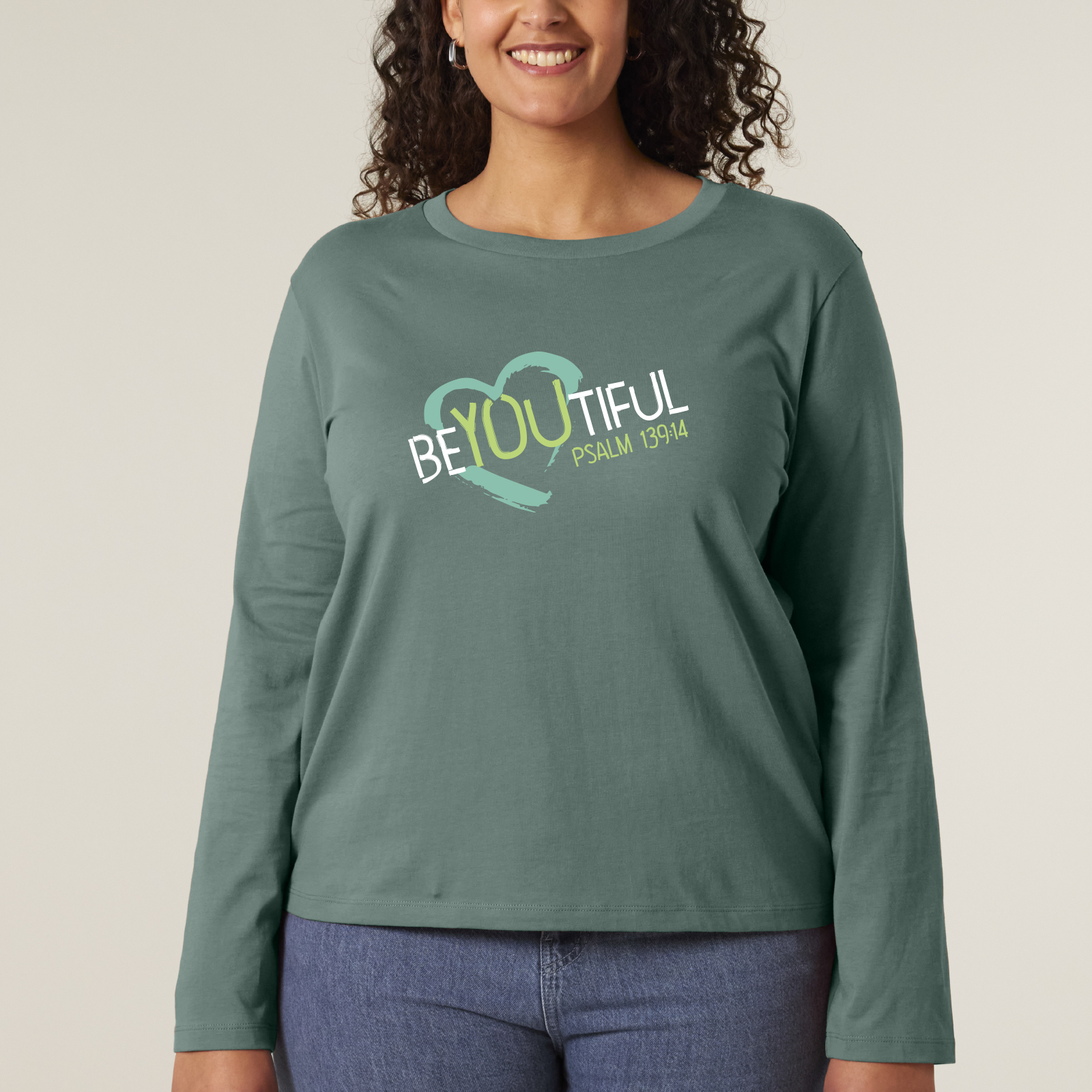Longsleeve beyoutiful (grün)-XL