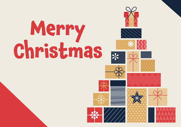 Mini - Merry Christmas (Geschenkeberg)