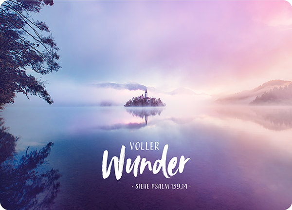 XL-Postkarte Big Blessing - Voller Wunder (See)