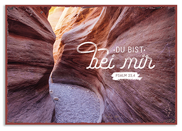 Metallschild klein - Bei mir