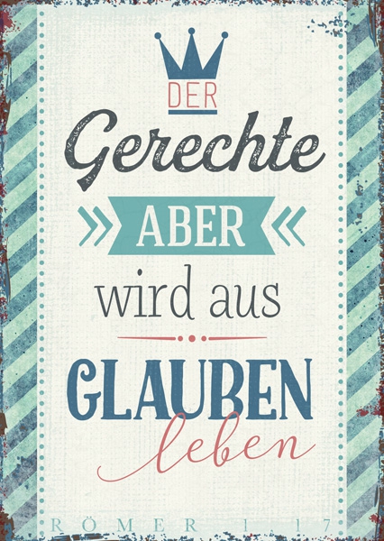 Postkarte - Der Gerechte