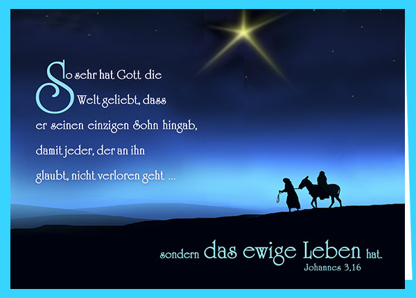 Faltkarte - Das ewige Leben