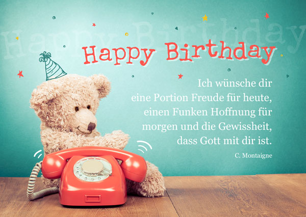 Postkarte - Portion Freude