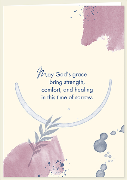 Faltkarte Naturpapier - May God's grace