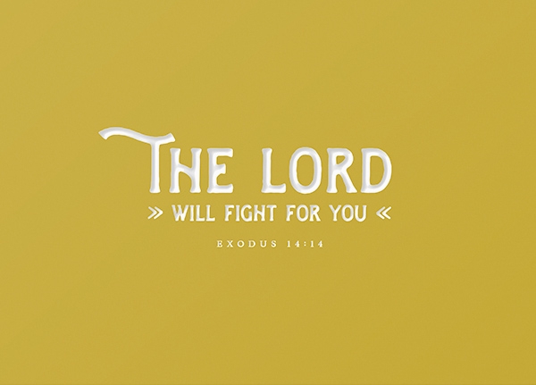 Craft Card - The Lord will fight