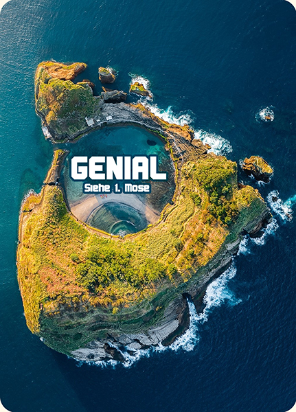 XL-Postkarte Big Blessing - Genial (Insel)