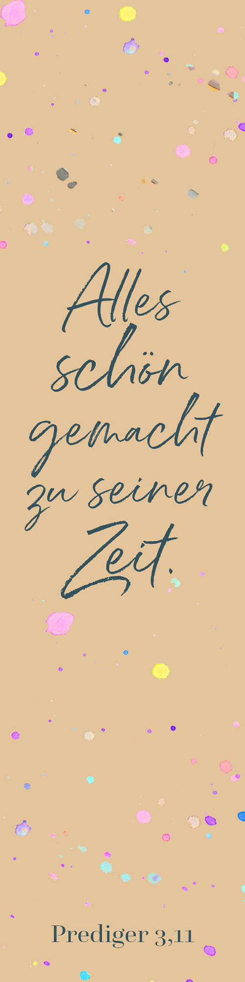 Segenszeichen - Alles schön gemacht