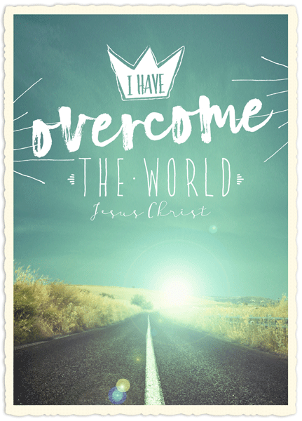 XL-Postkarte Big Blessing - Overcome