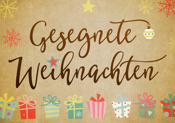 Mini - Gesegnete Weihnachten (Geschenke)