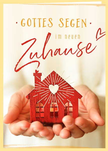 Faltkarte - Gottes Segen im neuen Zuhause