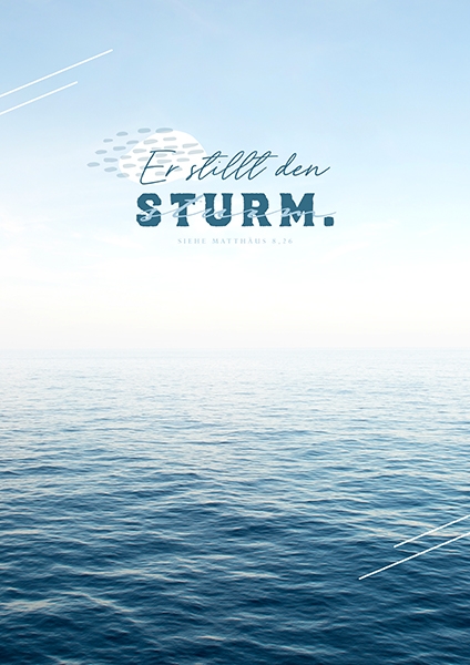 Poster - Stillt den Sturm