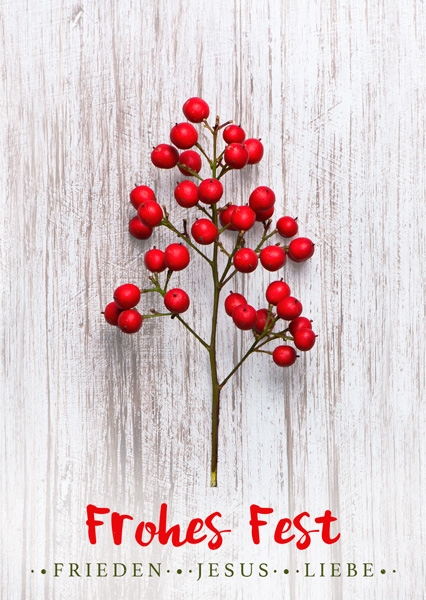 Postkarte - Frieden Jesus Liebe