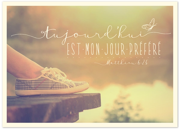 XL-Postkarte Big Blessing - Aujourd’hui