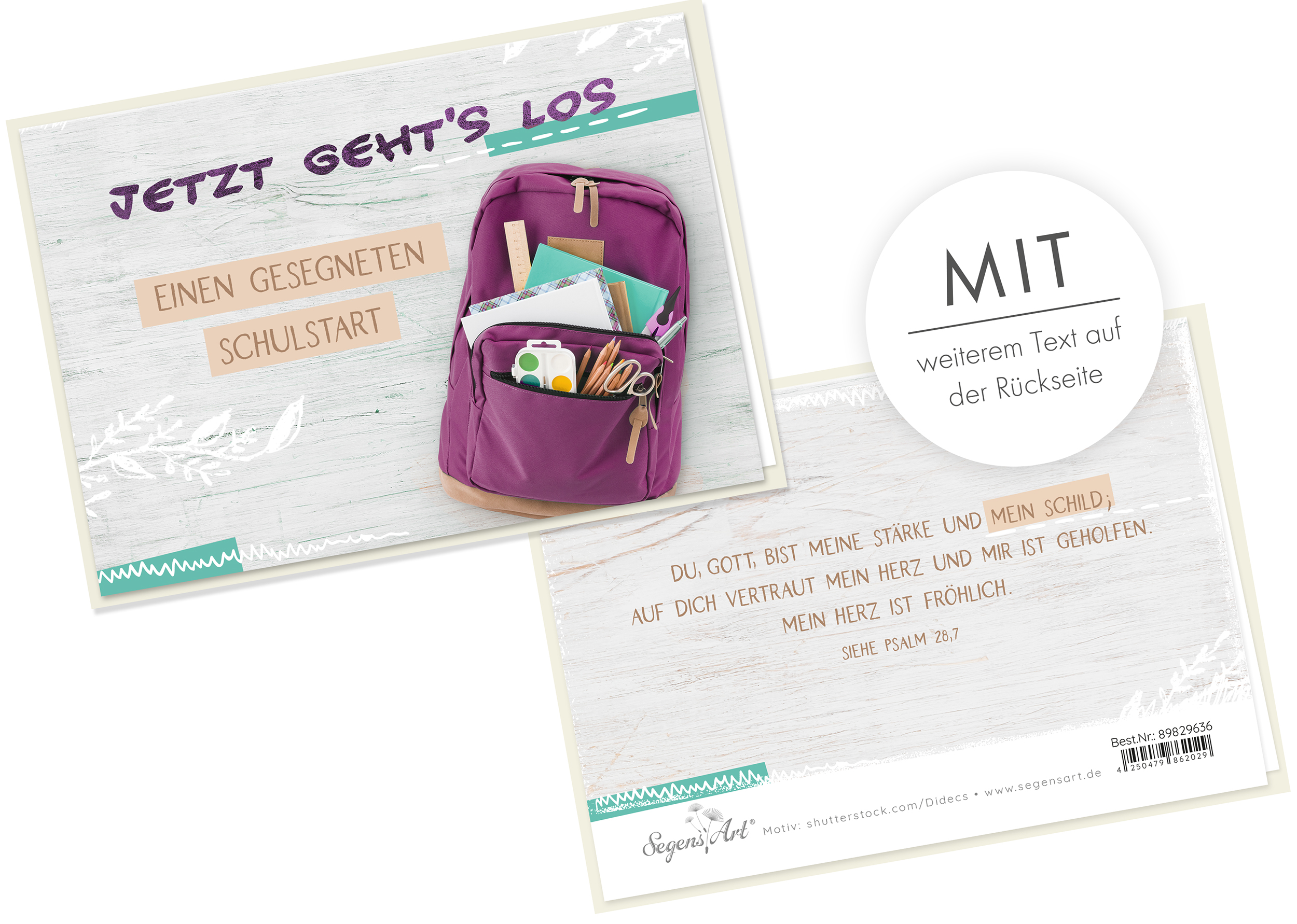 Faltkarte - Schulanfang - Meine Stärke