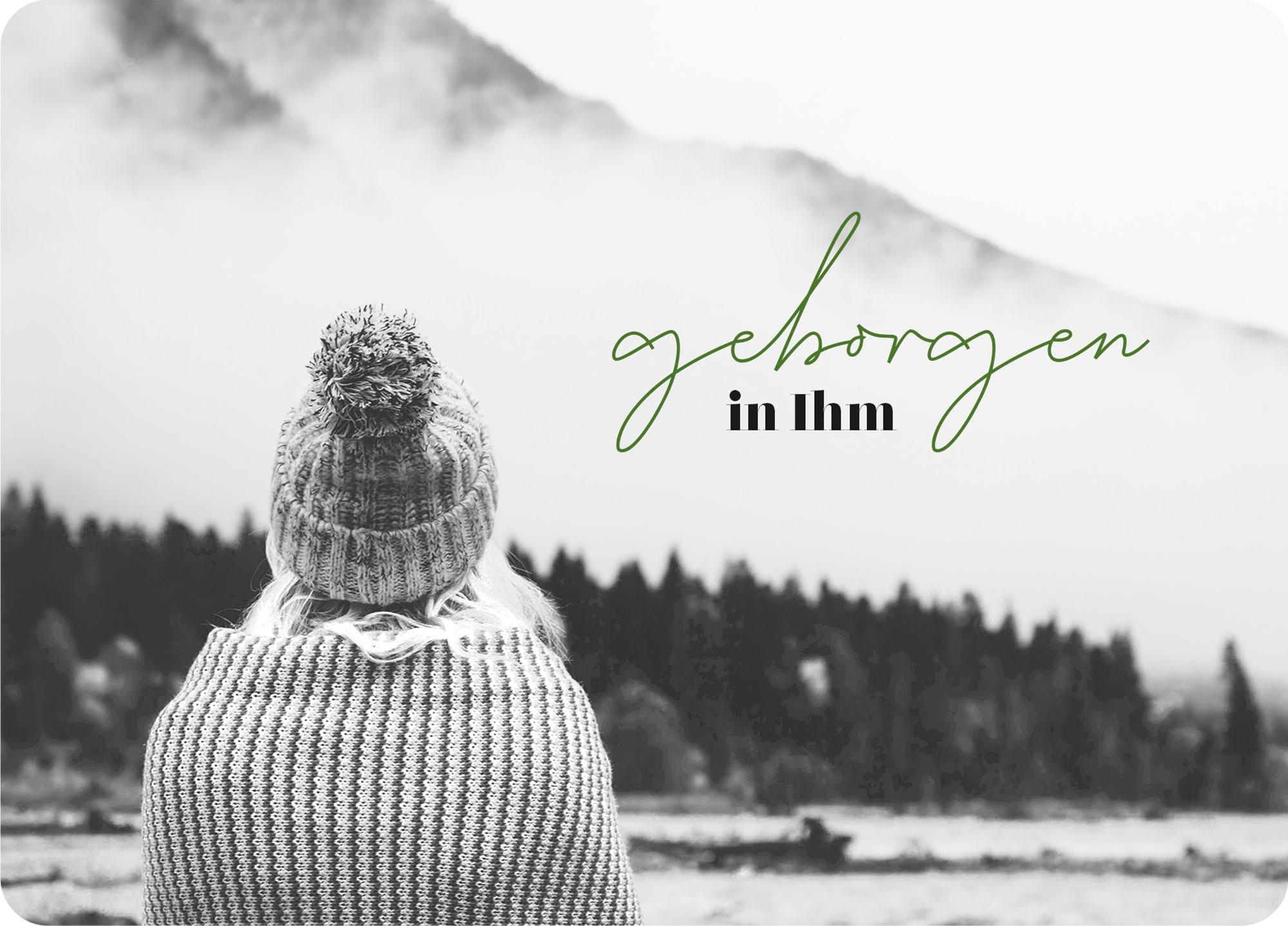 XL-Postkarte Big Blessing - Geborgen in ihm