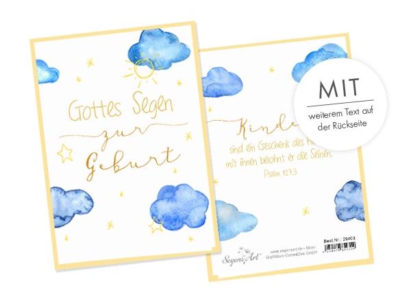 Faltkarte - Geburt - Geschenk des Herrn
